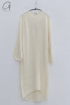 SWAYING 24 Autumn and Winter Seamless Strong Shrink Long Sleeve Dress SW-SW24AW2L12-BAI White